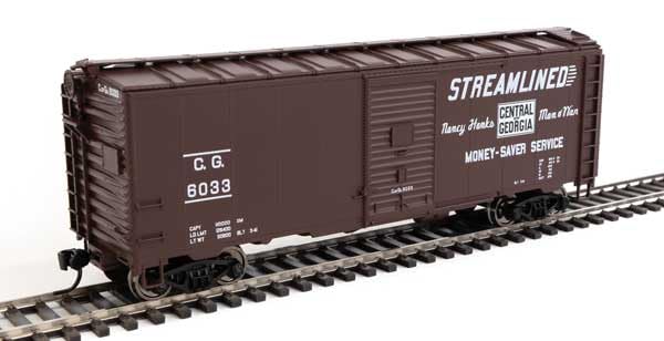 Walthers Mainline 910-2730 HO Scale 40' AAR Modified 1937 Boxcar - Ready to Run - Central of Georgia #6033
