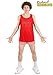 Mens Official Richard Simmons Halloween Costume | Adult 80s Workout Outfit with Wig, Tank Top, & Shorts for Themed Events X-Large
