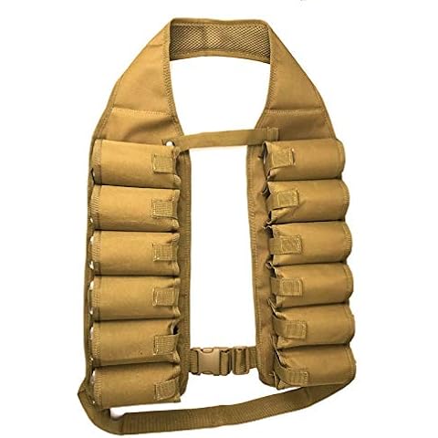 LIVANS Beer Bandolier Holder 12-Pack Drink Vest Beer Can Soda Belt Holster Beverage Holder Insulate BBQ Party Gag Cover