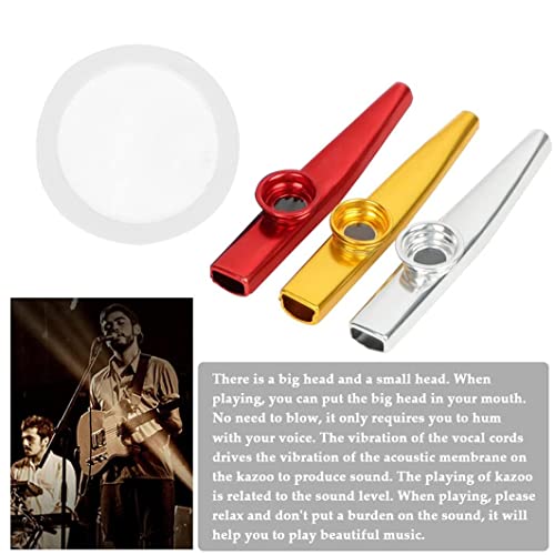 Sanfiyya Kazoo Flute Diaphragms Transparent Membrane Bouche DE 18MM Kazoo PIÈCES Accessoires 10PCS, DIAPON DE Kazoo - Les Beatles, Paul McCartney, John Lennon, RIngo Starr, George Harrison Sanfiyya Kazoo Flute Diaphragms Transparent Membrane Bouche DE 18MM Kazoo PIÈCES Accessoires 10PCS, DIAPON DE Kazoo – Image 4