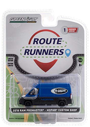Dodge Ram ProMaster 2500 Custom Shop Greenlight 1:64 avec toit surélevé en métal