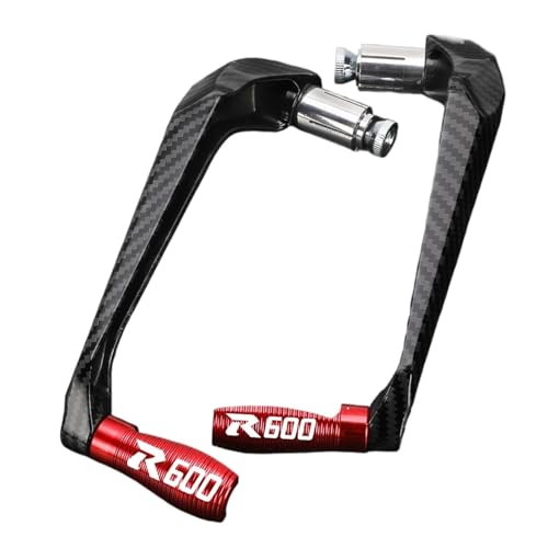 Protège-poignées pour GSXR600 (1992-2024) : sécurité et look racing rouge sur piste