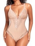 【 Geeignet Anlässe 】Body Shaper Damen glätten die Taillen-und Bauchfalten und die Büste anheben, und betont die glatte Figurkurven, super passend trägt man unter Röcken, Kleidern, Jeans für Arbeit, Freizeit, Partys und offizielle Anlässe. Es ist geeignet den ganzen Tag zu tragen.