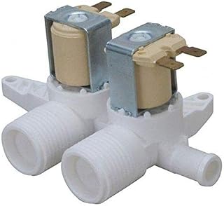 Compatible Water Inlet Valve for General Electric WJSR4160D5WW WPRE6100G0WT WJRR4170E4WW WH13X0086 Washer