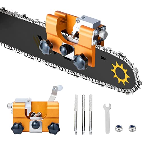 ZPYXBH Affila Catena Motosega, Affilatrice per Motoseghe Portatile Manuale, Affilacatene per Motosega Professionale Maschera Affilare La Catena della Motosega per Tutti I Tipi di Motoseghe Elettriche