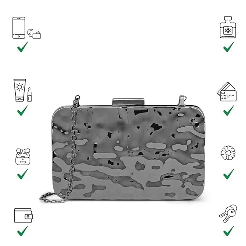 Image of Lavie Luxe Women's Metalia Clutch | Ladies purse |Gift For Women