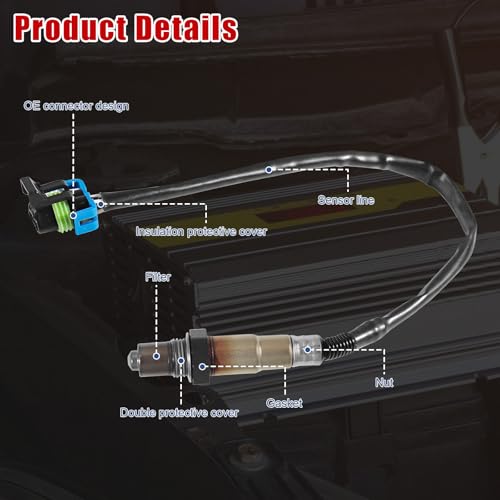 Sensor de oxígeno compatible para Buick Enclave y GMC Acadia miniatura 2