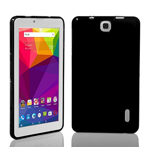 BLU TouchBook M7 case, NFW} TPU Gel Rubber Soft Skin Silicone Protective Case Cover for BLU Touch Book M7 (P270L)(TPU Black)