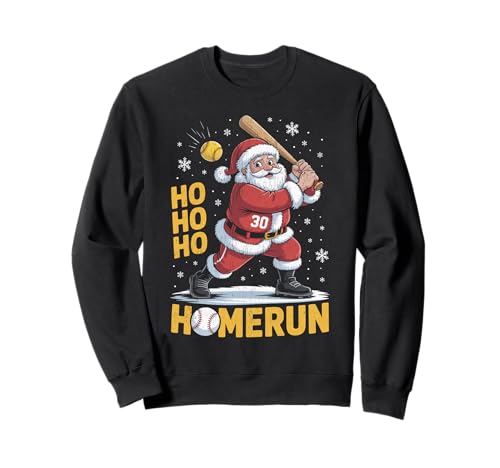 Ho Ho HOME Run Funny Baseball lover�N���X�}�X�T���^�n�b�g �g���[�i�[