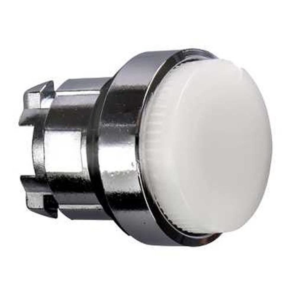 Cabeza puls.lum.led sal.p p bla commande blanche à voyant LED compact