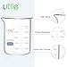 Utile 1 Pc Glass Beaker, Vol.5000ml Beakers, Glass Beaker with Double Scale Printed Graduation, 4000.5000.1-X