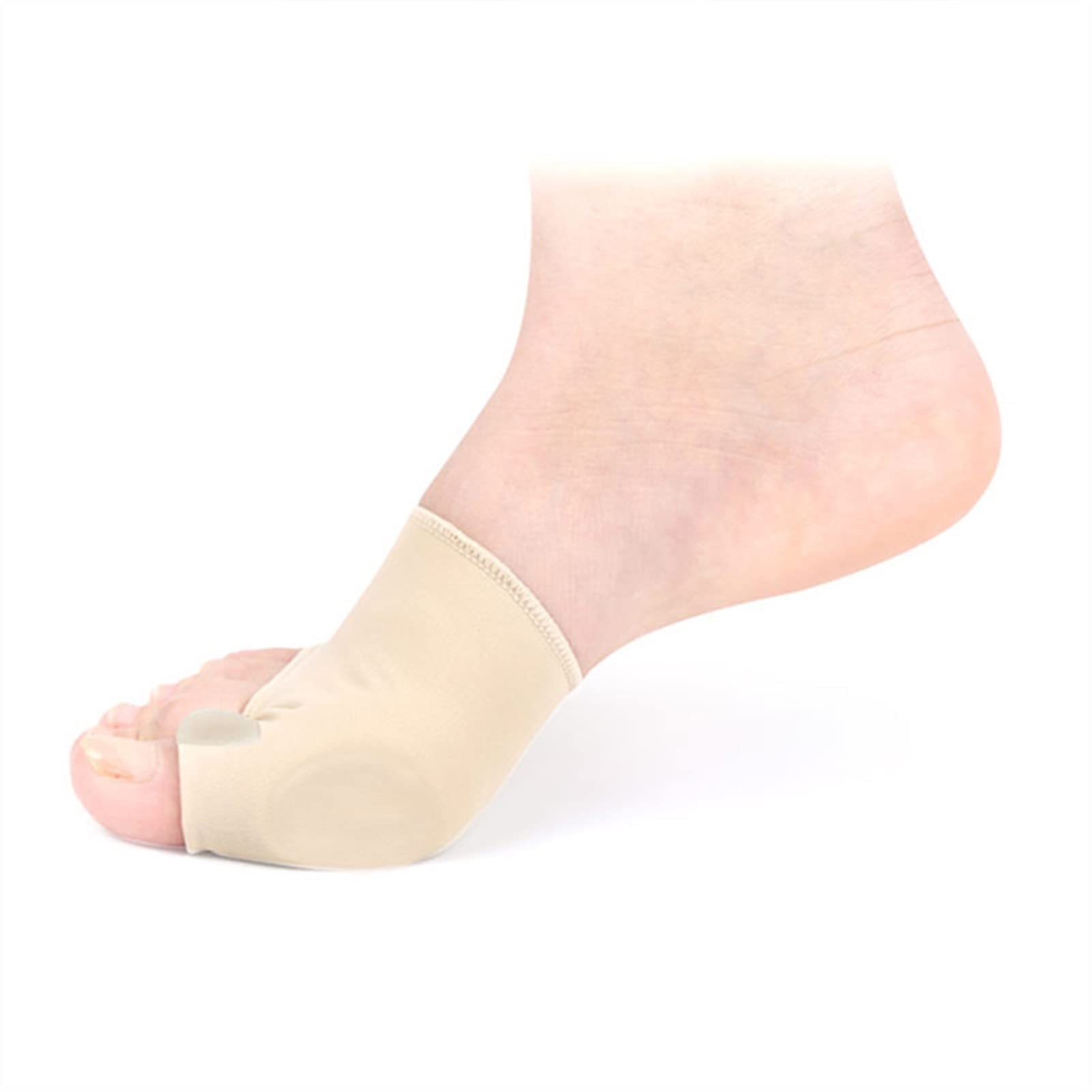 par de férulas para juanetes, Corrector de dedos, ortesis, pies, cuidado de los pies, ajuste del pulgar, corrección, calcetines de pedicura suaves, alisador de juanetes (S)