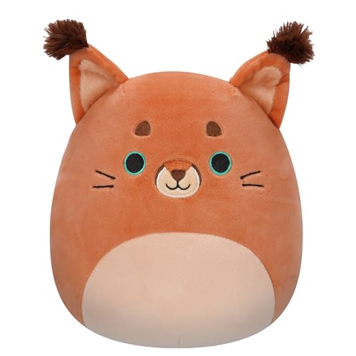 Squishmallows Ferraz el lince caracal naranja de 20 cm peluche original coleccionable del año 2024