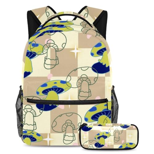 Sac à dos style zèbre avec trousse pour organiser ses cours