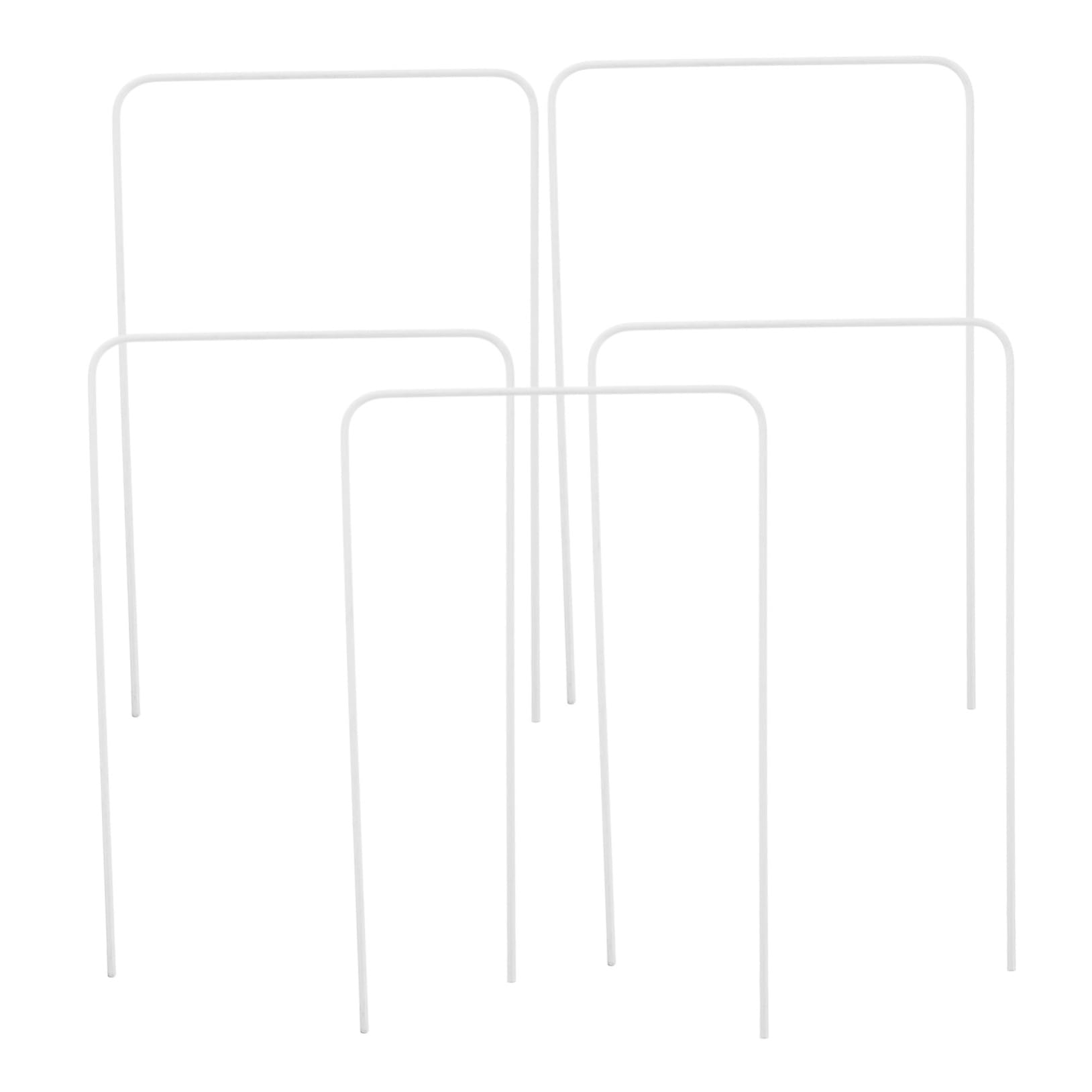 POPETPOP 5pcs Boys and Girls Croquet Mallet Set Outdoor Game Parts Iron Wickets Hoops Family-Friendly Toy Accessory