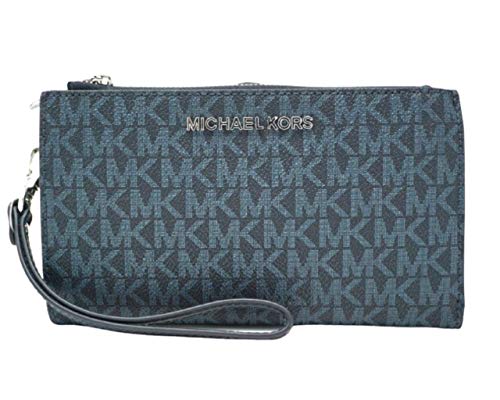 Michael Kors Jet Set Travel Double Zip Wristlet Admiral (35F8STVT0B)