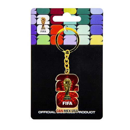 Image of 2026 FIFA World Cup Keychain - Officially Licensed, Collectible Gift for Fans, Durable Metal Ring for Keys, Backpacks
