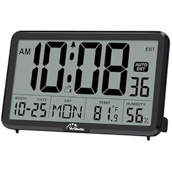 Temperature Date Humidity Atomic Lcd Wall Clocks photo Temperature Date Humidity Atomic Lcd Wall Clocks