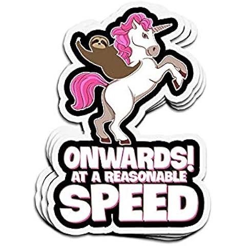 Sloth and Unicorn Perfect Sloth and Unicorn - Sticker Graphic - Auto, Wall, Laptop, Cell, Truck Sticker for Windows, Cars, Trucks