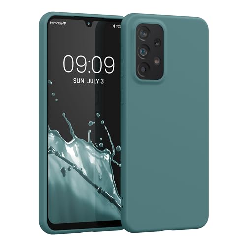 kwmobile Handyhülle für Samsung Galaxy A33 5G Hülle - TPU Case - Kabelloses Laden - Schutzhülle Cover in Arctic Night