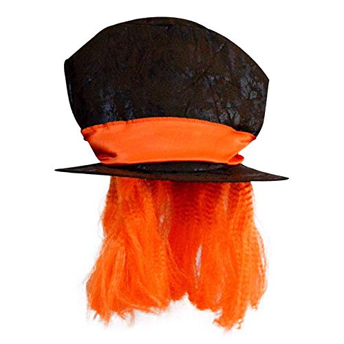 Chapéu Chapeleiro Maluco com Peruca