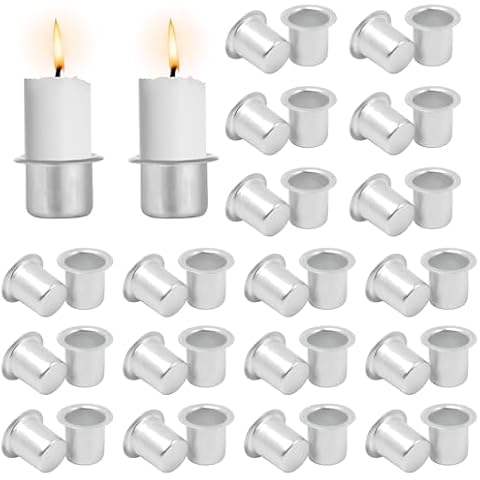 Bougeoir Métal Argent Dtoterul 36 Pièces Cover