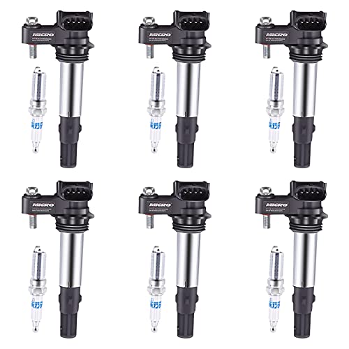 Micro MICRO375X6+ACD17X6 Set Of 6 Premium High Performance Ignition Coils & Acdelco Platinum Spark Plugs Replacement thumb #4