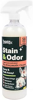 Sprinkle & Sweep Pet Stain and Odor Remover - Bacteria & Enzyme Cleaner Pet Smell Eliminator for Dog or Cat Urine - Multi ...