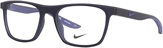 Nike 7039 411 Eyeglasses Matte Obsidian Full Rim Rectangle Shape 52mm