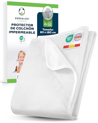 Sensalou Protector De Colchón 80x180 cm