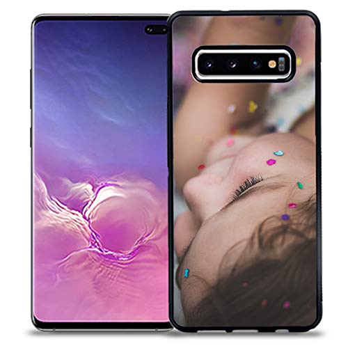Fundas de móvil Samsung S10+ Personalizadas con Fotos y Texto | Fundas Negras con los Laterales Flexibles para el Samsung Galaxy S10+