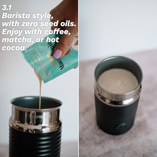 House of Macadamias 1-Ingredient Macadamia Milk Creamer, Unsweetened, Plant-Based, Gluten Free, Low-Carb, 100% Natural Macadamia Nuts, Sugar-Free, Seed Oil-Free, 12 x 0.88oz