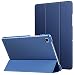 Produktbild MoKo Hülle Kompatibel mit Samsung Galaxy Tab A7 10.4" 2020 Tablet Model SM-T500/T505/T507 Tablet, Transluzente Rückseite Schutzhülle PU Leder Tasche Auto Schlaf/Wach Funktion, Marineblau