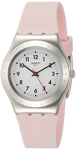 Preisvergleich Produktbild Swatch Damen Analog Quarz Uhr mit Silikon Armband YLS200