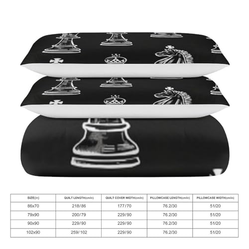 Ropa de cama de microfibra transpirable con fundas de almohada 3D 4
