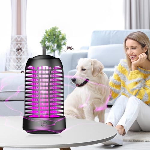 Youkk 3800V Uv Lampada Antizanzare Elettrica,5W Uv Zanzariera,Con Led,Llampada Zanzare Interno Esterno Elettrica - 2