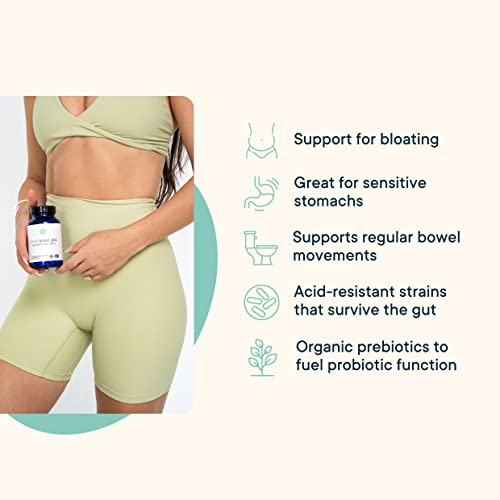 Ora Organic Probiotics With Prebiotics - 16 Billion Cfu 6 Clinically Studied Strains For Digestive Health, Supports Occasional Constipation, Bloating, & Gas | Vegan, Dairy & Gluten Free, 60 Capsules #TOP1
