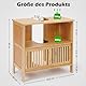 MY FAT GORILLA Bambus Waschbeckenunterschrank - Badezimmermöbel - 60 x 30 x 60 cm - Badezimmer Unterschrank - Unterschrank Waschbecken - Waschtischunterschrank - Badezimmerschrank
