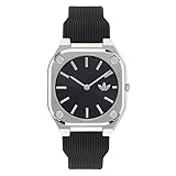 [adidas originals watch(アディダス オリジナルス ウォッチ)] ファッション ウォッチ クォーツ 5気圧防水 アクリル ブラック文字盤 AOFH24002 メンズ [並行輸入品]