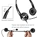 Callez 3.5mm Cell Phone Headset, Mono Computer Headset with Noise Cancelling Microphone, Compatible with iPhone Samsung Huawei Smartphones Laptop iPad iPod Skype PC