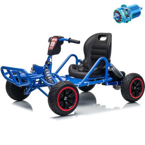 Image of POSTACK 24V Kids Go Kart, 24V Ride on Toy for Big Kids