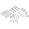 Gorham Studio 45-Piece Flatware Set, 6.30 LB, Metallic