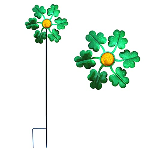 Moulin à vent en forme de feuille 119,4 cm ranime un jardin trop monotone