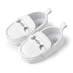Aploxphy Baby Girls Boys Classic Loafers Infant Oxford Dress Shoes Prewalker Soft Slip On Moccasin Crib Flats Newborn Shoes