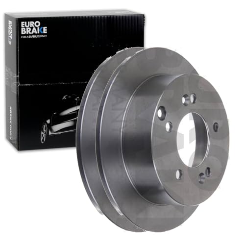 2X Eurobrake Bremsscheiben hinten 262mm Voll