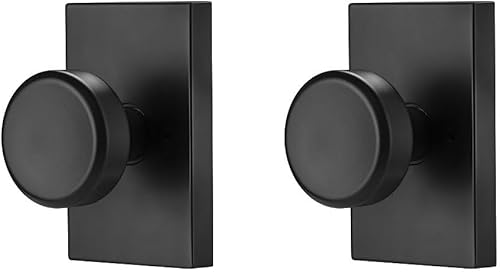 Perillas de puerta negras interiores,Manijas de puerta interiores para armario,Manija de puerta Pismo