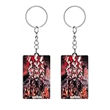 [DOFEMA] ベビーメタル Babymetal キーホルダー キーチェーン アクリル 長方形 鍵入れ 四角い ペンダント おしゃれ 鍵チャーム 頑丈 軽量 両面印刷 持ち運び便利 落下防止 紛失防止 生活雑貨 車 鍵 バッグ飾り 人気 贈り物 男女兼用