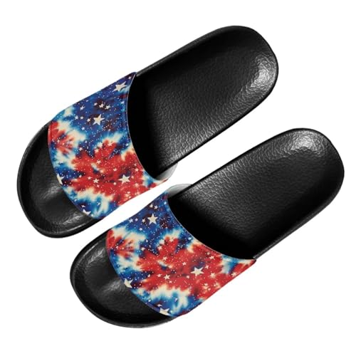 Image of Footwear for Mens Open Toe Athletic Sandals Anti-Slip Sole Slide Sandals Pillow House Flat Shoes Comfortable Slip On Slippers for Indoor & Outdoor
