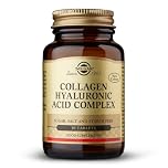 Solgar Collagen Hyaluronic Acid Complex - Reduces Fine Lines & Wrinkles - Skin Hydration - Vitamin C - 30 Tablets