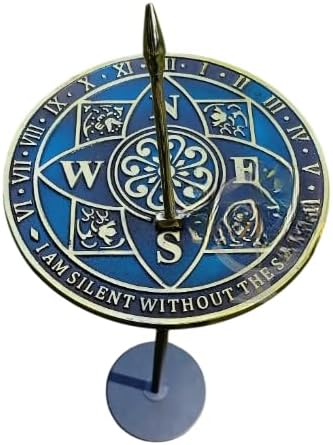 Brass Garden Sundial – Brass Rosette Sundial.